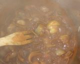 Görög hagymás nyúlragu - Kouneli stifado recept fázis 4 fotója