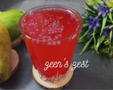 A picture of step 2 of Roohafza and Mango Drink.