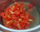 Hình bước làm 3 của món CANH cà chua-trứng với nấm
