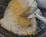 A picture of step 2 of Red Dragon Fruit Coconut Burfi.