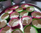 Foto langkah ke 4 dari resep Bolu kukus Tiramisu mini.