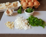 Foto del paso 2 de la receta: Tortilla de bacalao Koldo al estilo Sidrería