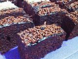 Moist Eggless Steamed Brownies