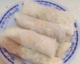 Foto langkah ke 4 dari resep Lumpia goreng isi ayam.