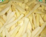 A picture of step 1 of Chips Masala.
