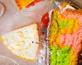 A picture of step 5 of Rainbow Cake.