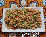 A picture of step 6 of Mediterranean Chickpea Salad.
