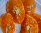 A picture of step 1 of Yummy 🍊 orange juice.