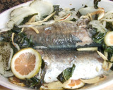Foto del paso 4 de la receta: Jureles al horno con cebolla, albahaca y jengibre fresco
