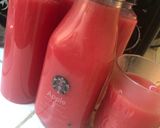 Foto langkah ke 6 dari resep Jus Jambu Biji (mix Strawberry & Jeruk).