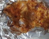 A picture of step 4 of Air-fried chicken zinger burger.