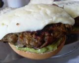 Foto del paso 12 de la receta: Hamburguesas de Arvejas y pencas de acelga de mi casa... 🤔🍔🍔🍔🤨😜!!!