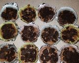 A picture of step 5 of Black Forest Cheesecake Cupcakes.