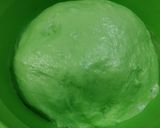 Foto langkah ke 4 dari resep Roti sobek kukus sweet green.