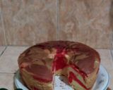 Foto langkah ke 11 dari resep Chiffon Cake Merah Putih.