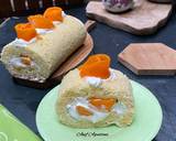 Cara Membuat Mango Swiss Roll Cake 11