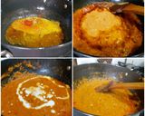 A picture of step 2 of Shaam Savera palak paneer ka.