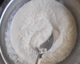 A picture of step 1 of Steamed Suji/Rava Triangles.