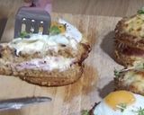 A picture of step 4 of Croque Madame and Monsieur.