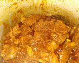 A picture of step 7 of Odia style mutton curry.
