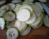 Foto del paso 1 de la receta Lasaña de calabacín con bechamel de huevos