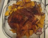 A picture of step 3 of Baked chicken and butternut.