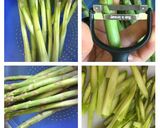Hình bước làm 1 của món Măng Tây xào thịt bò
