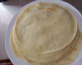 Foto langkah ke 2 dari resep Vanilla Crapes Cake.