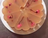 Hình bước làm 4 của món Rau câu Hoa anh Đào