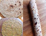 A picture of step 3 of Chatpata Roti Rolls.