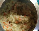 A picture of step 3 of Pav bhaji.