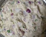 A picture of step 2 of Rava Paniyaram or sooji appe.