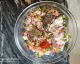 A picture of step 3 of Cottage Cheese Salad.