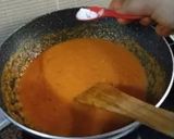 A picture of step 5 of Kadai Paneer.