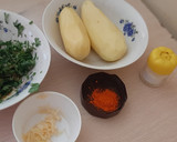 A picture of step 1 of Potato bhajia (bhajia mwitu).
