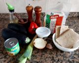 Foto del paso 1 de la receta: Moussaka vegetariana a mi manera...🫐🍅🧅🫑