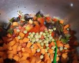 A picture of step 4 of Gizard rice meal.