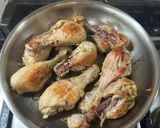 Foto del paso 1 de la receta: Piernas de pollo y brócoli en Salsa Alfredo