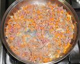 Foto del paso 1 de la receta: Pasta espiral con salsa tuco de carne con vegetales horneada
