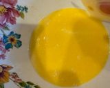 Hình bước làm 1 của món Bánh trái đào (Peach cake)