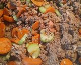 A picture of step 3 of Carrots and Three Meat Casserole.