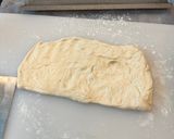A picture of step 4 of Quick and Easy Baguettes - 2 1/2 hours and you're eating :P.