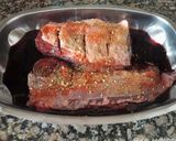 Foto del paso 1 de la receta: Vacío y chorizos bom-bom al vino tinto