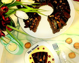 عکس مرحله 10 از دستور کیک شکلاتی گردویی