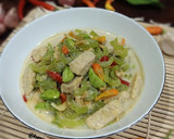 Foto langkah ke 9 dari resep Pare Belut Masak Santan Nyemek.