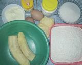 Foto langkah ke 1 dari resep Bolu Kukus Pisang Mekar.