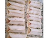 A picture of step 7 of Korean Kimchi Pork Potstickers.