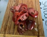 Une image de l'étape 12 de Salade de concombre et tomate à l’oignon rouge, yaourt et menthe.