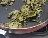 A picture of step 1 of Gongura pickle.