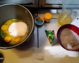 Foto langkah ke 1 dari resep Bolu ketan item panggang.
